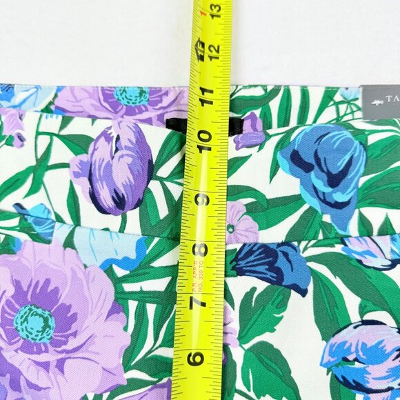 Talbots Women's Stretch Slim Leg Floral Garden Chatham Ankle Pants Size 4 NWT - Picture 10 of 12